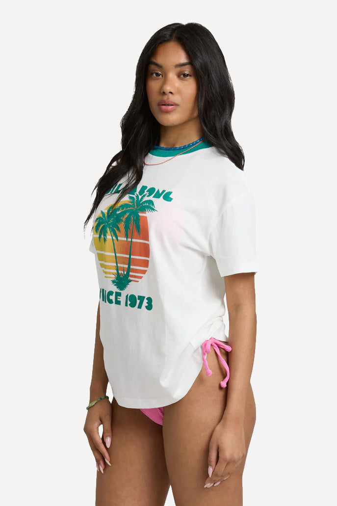 My Beach Club Short Sleeve T-Shirt - Pigment White