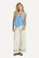 Hibiscus Wave Pant - White Cap