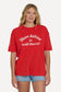 I Will Travel Short Sleeve T-Shirt - Fiesta Red