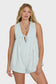 June Saltwashed Romper - Clear Water