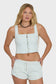 June Saltwashed Tank Top - Clear Water