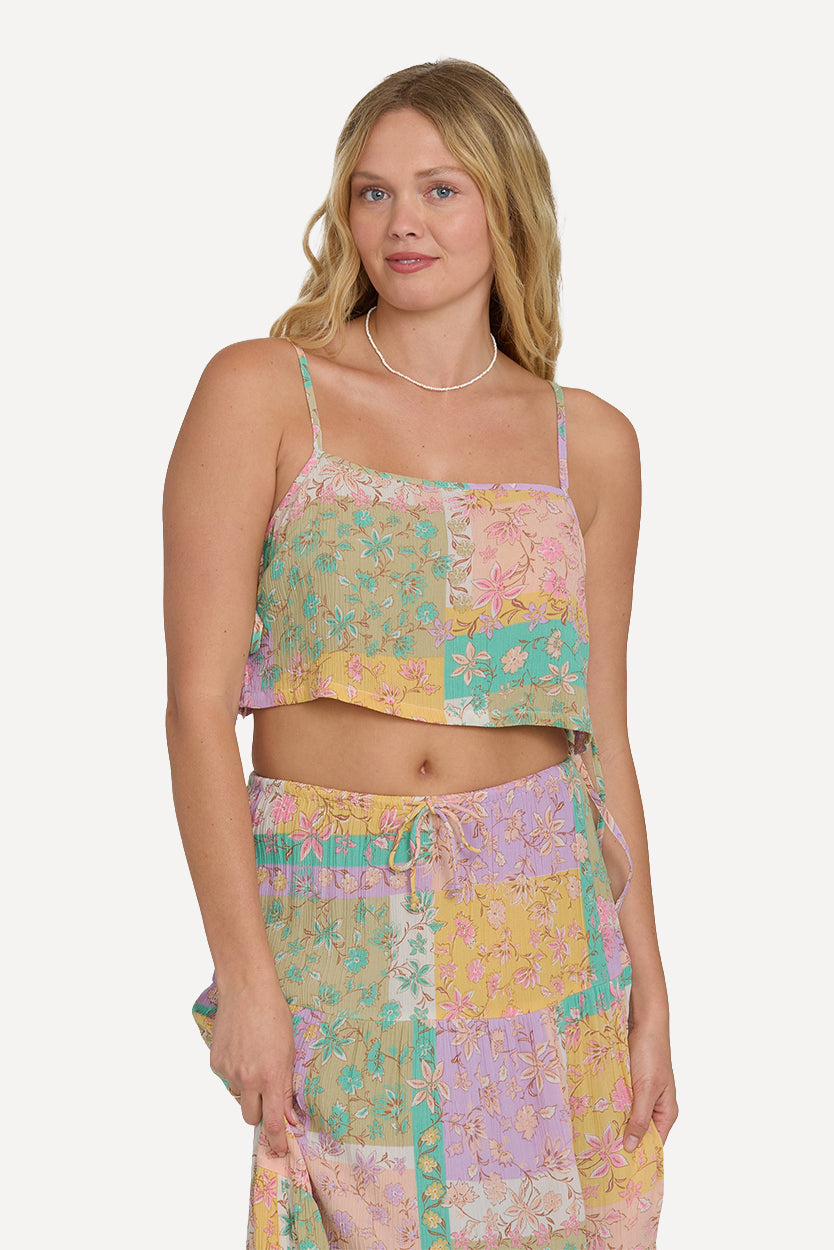 Just A Girl Tank - Vintage Violet