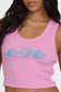 Newly Found Tank - Party Pink