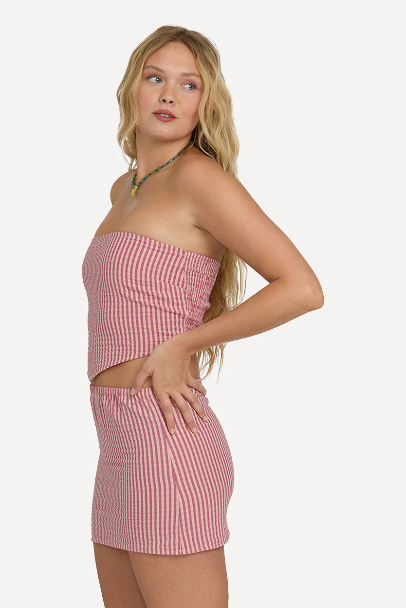 So Micro Mini Skirt - Pink Sunset