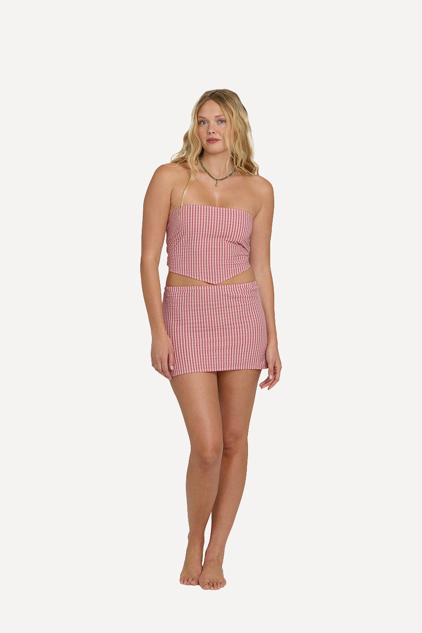 So Micro Mini Skirt - Pink Sunset