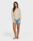 Soft Wave Sweater - White Cap