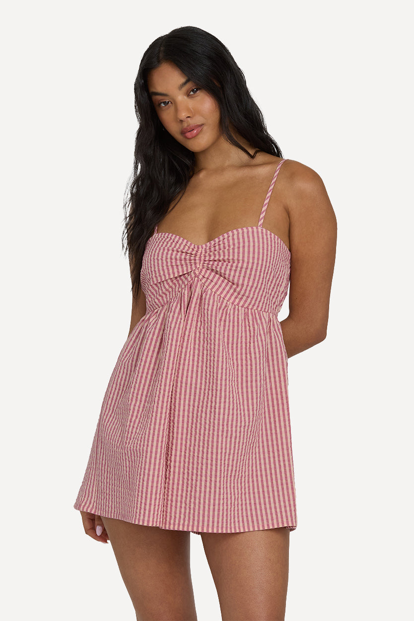 Star Glow Romper - Pink Sunset