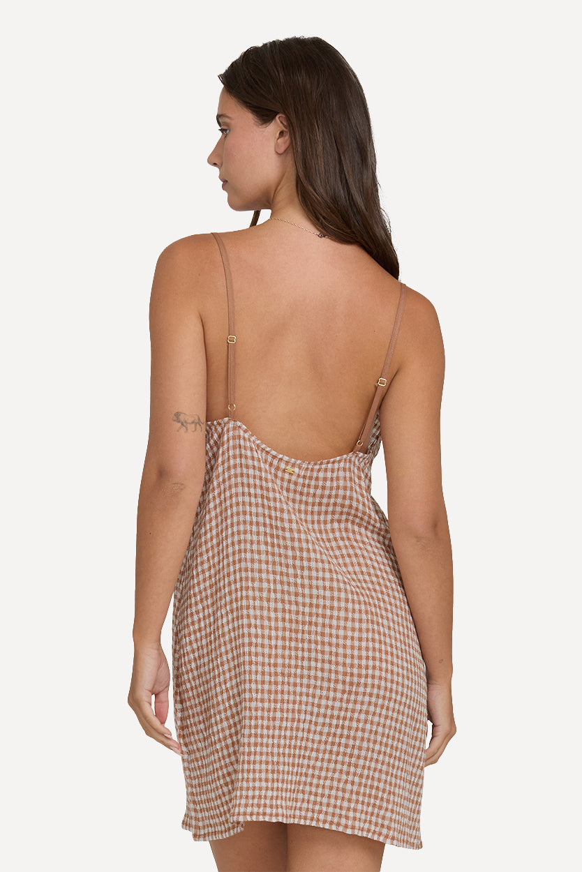 Summer Love Mini Dress - Checker