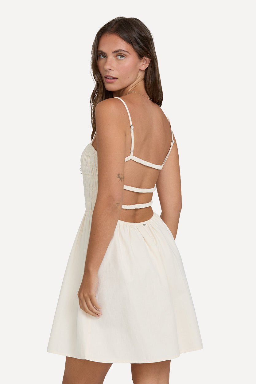 Suns Out Mini Dress - White Cap