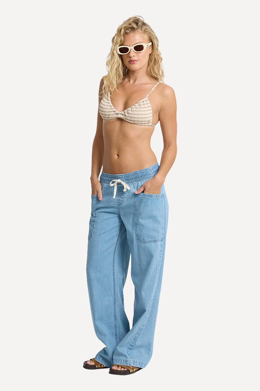 Zonte Elastic Waist Saltwashed Pant