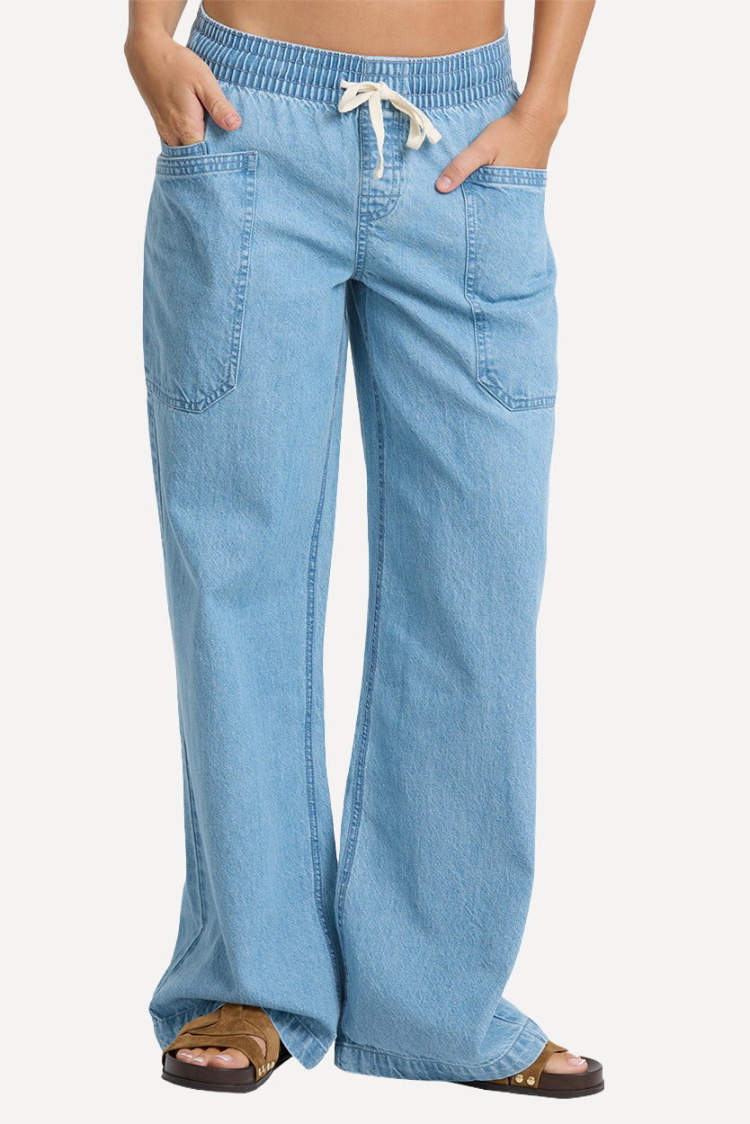 Zonte Elastic Waist Saltwashed Pant
