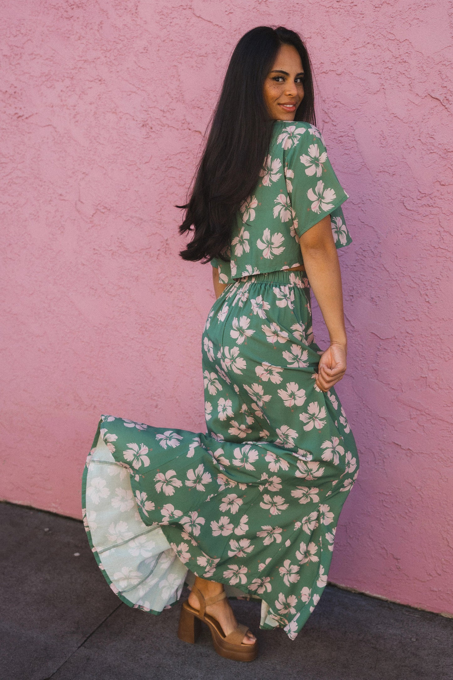 Arabella Skirt- Island Bloom Jungle