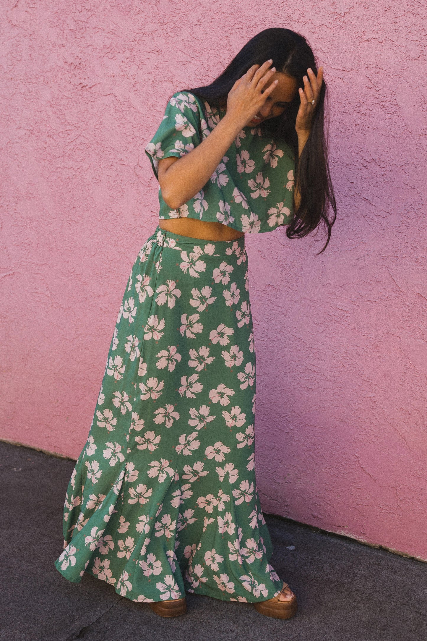 Arabella Skirt- Island Bloom Jungle