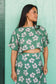 Cabana Crop Top - Island Bloom Jungle