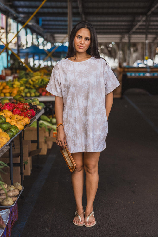 Cabana Dress - Coastal Palm