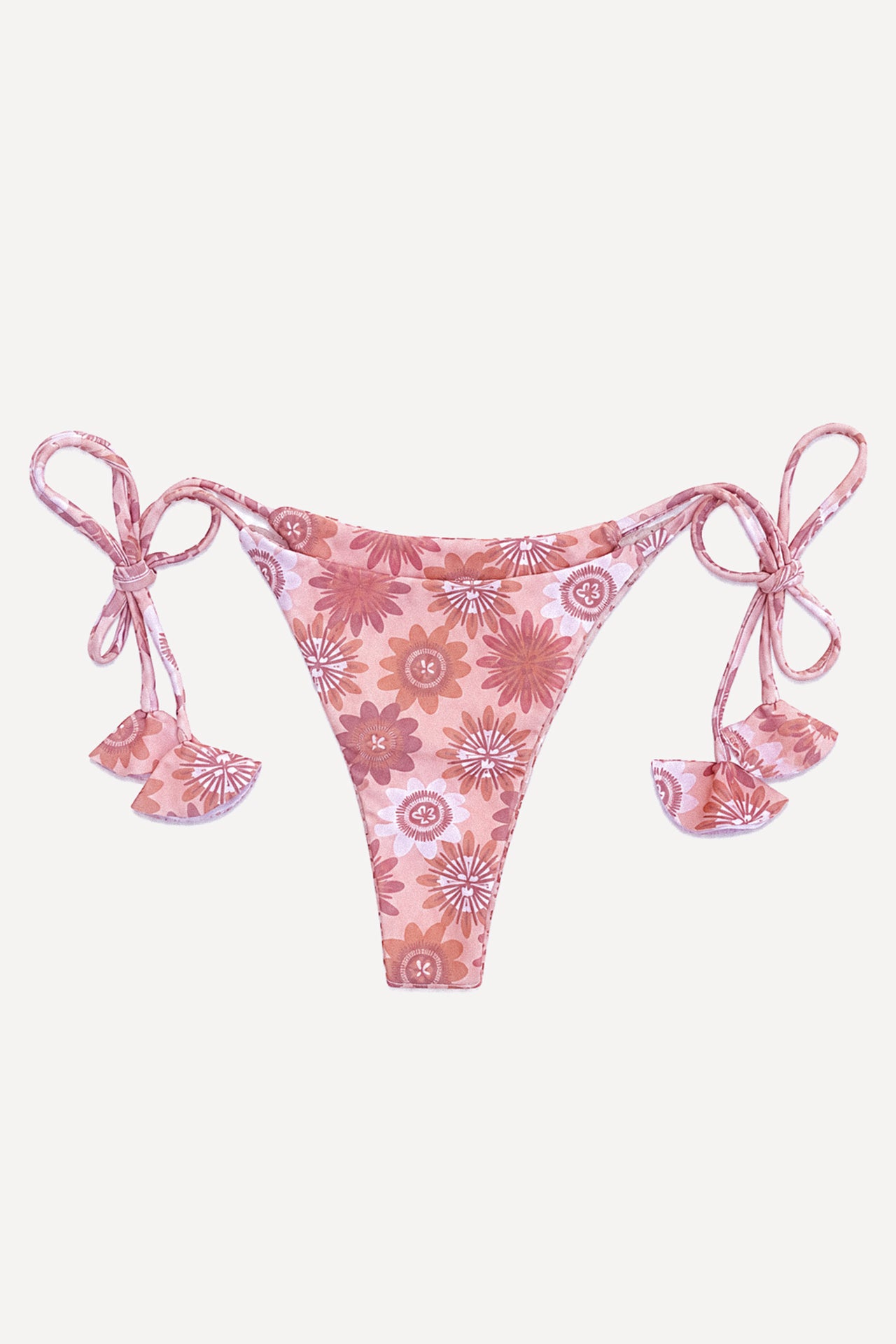 Hula Tie Bottom - Lilikoi Blooms