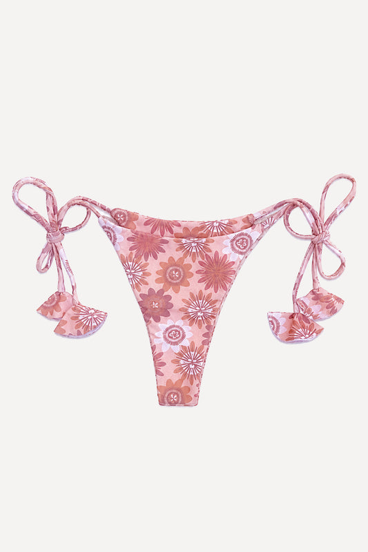Hula Tie Bottom - Lilikoi Blooms