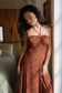 La Brisa Maxi Dress - Chocolate Bloom