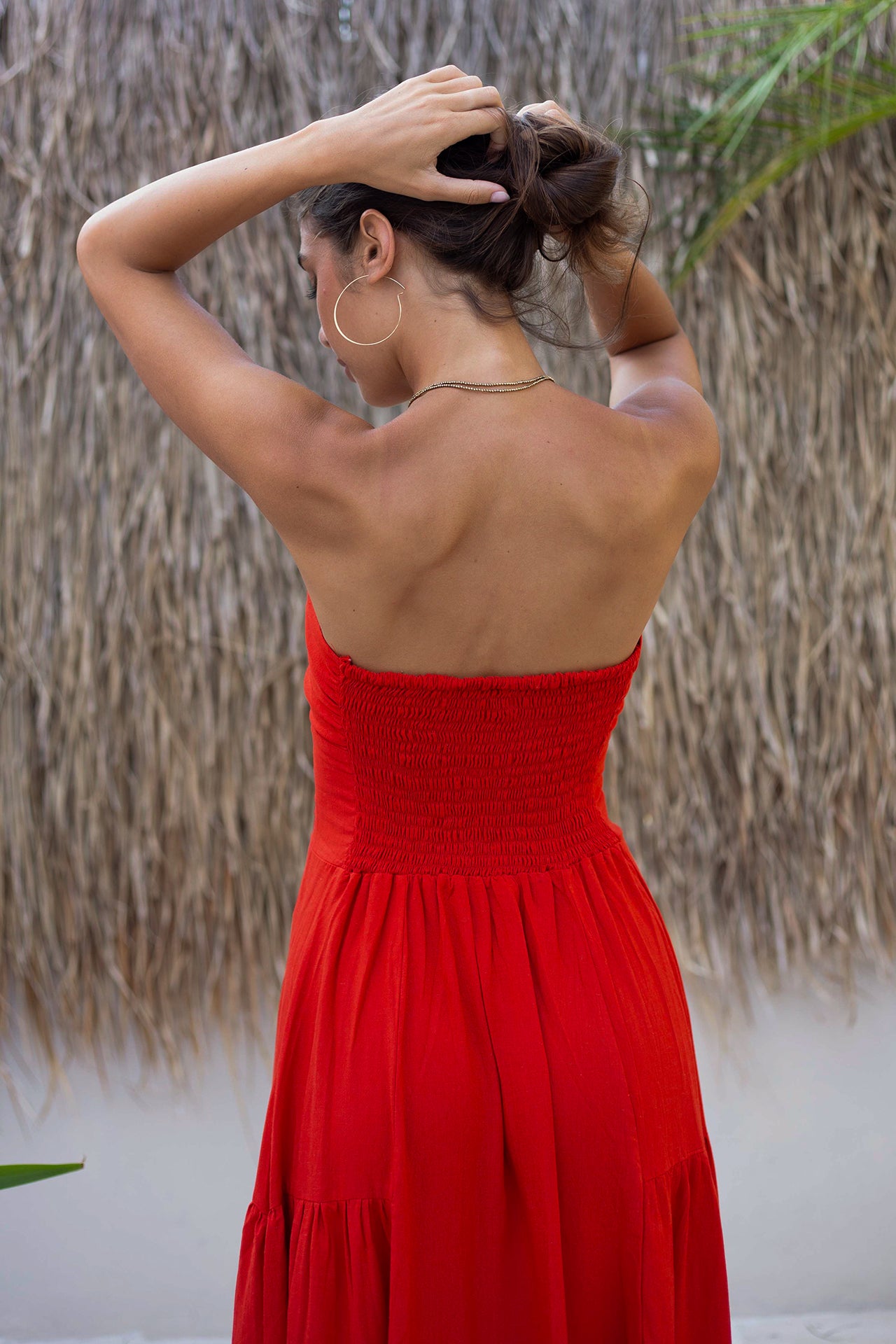 La Brisa Maxi Dress - Hibiscus