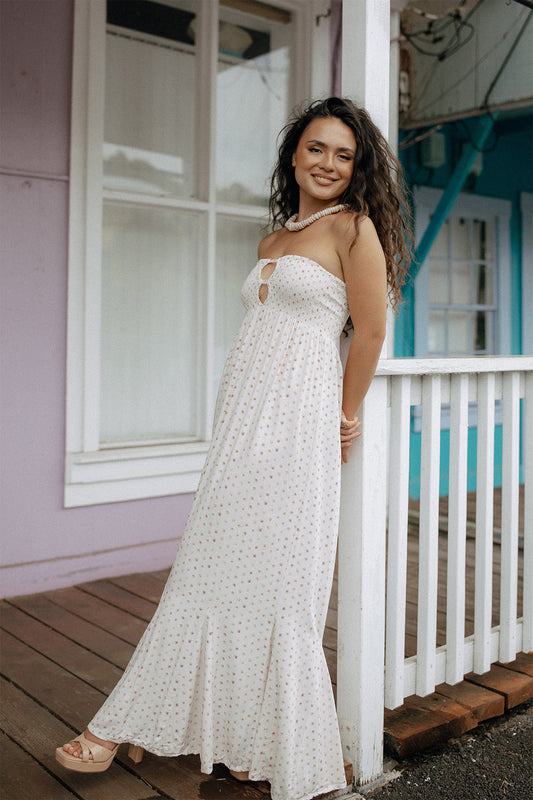 Maumae Maxi Dress - Puka Shell