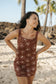 Shandy Dress - Chocolate Bloom