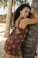 Shandy Dress - Chocolate Bloom
