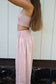 Smocked Tube Top - Rosey