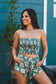 Smocked Tube Top - Island Bloom Jungle