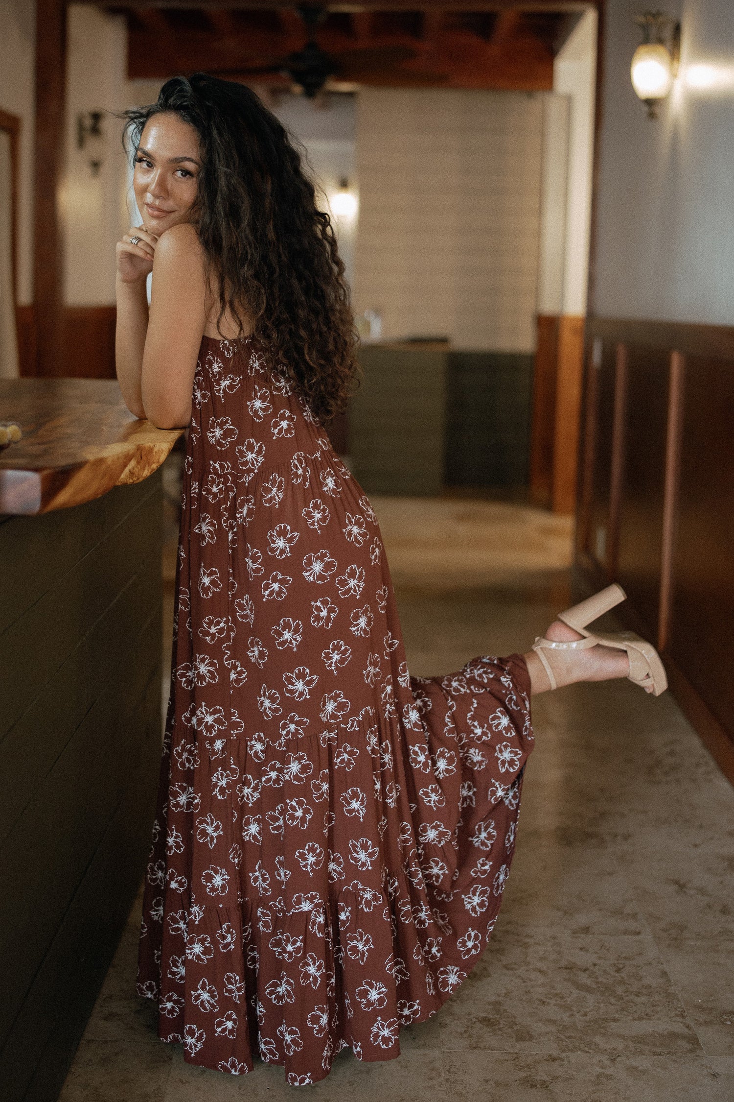 Chocolate Bloom Print