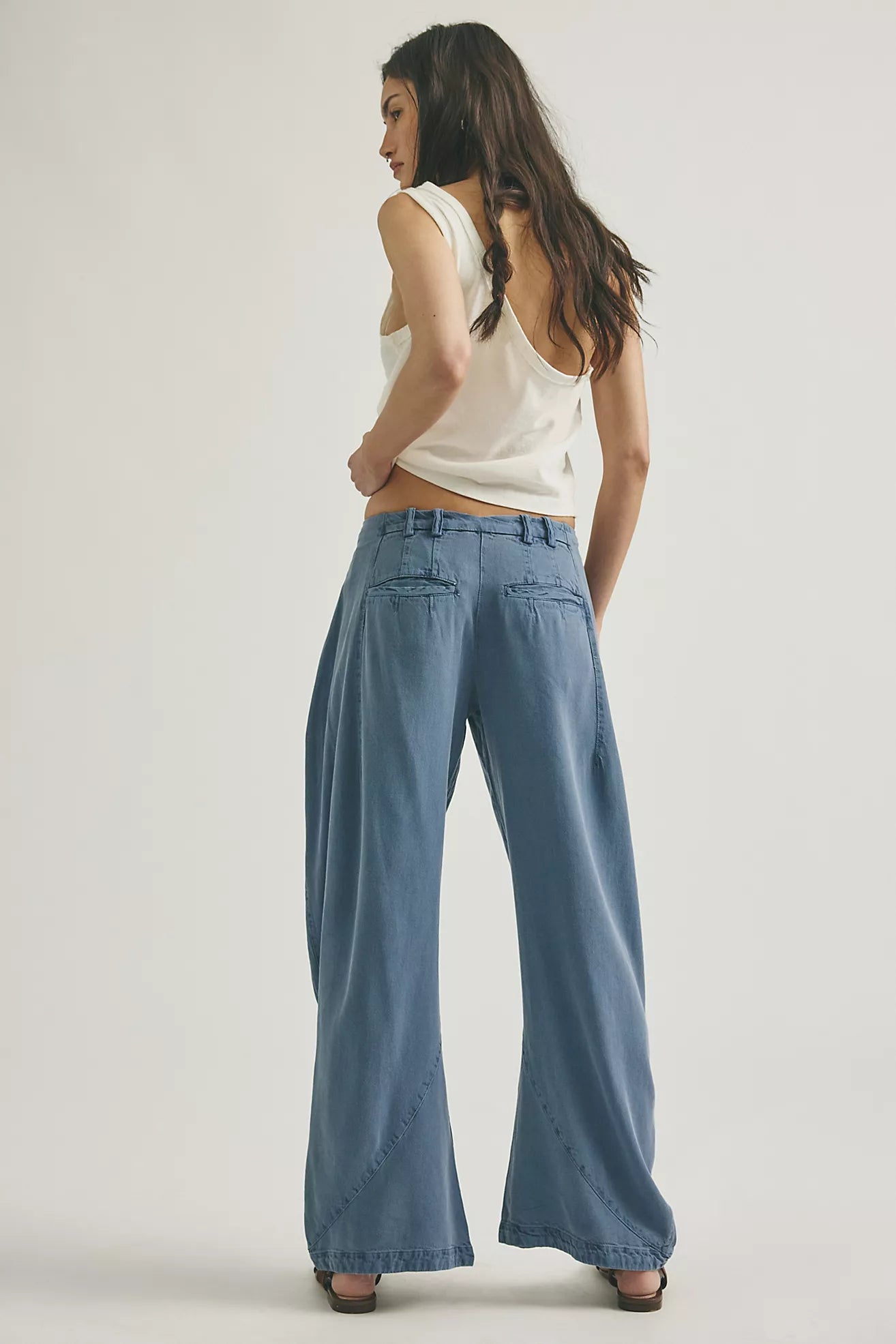 Spotlight Washed Trouser - Flint Stone