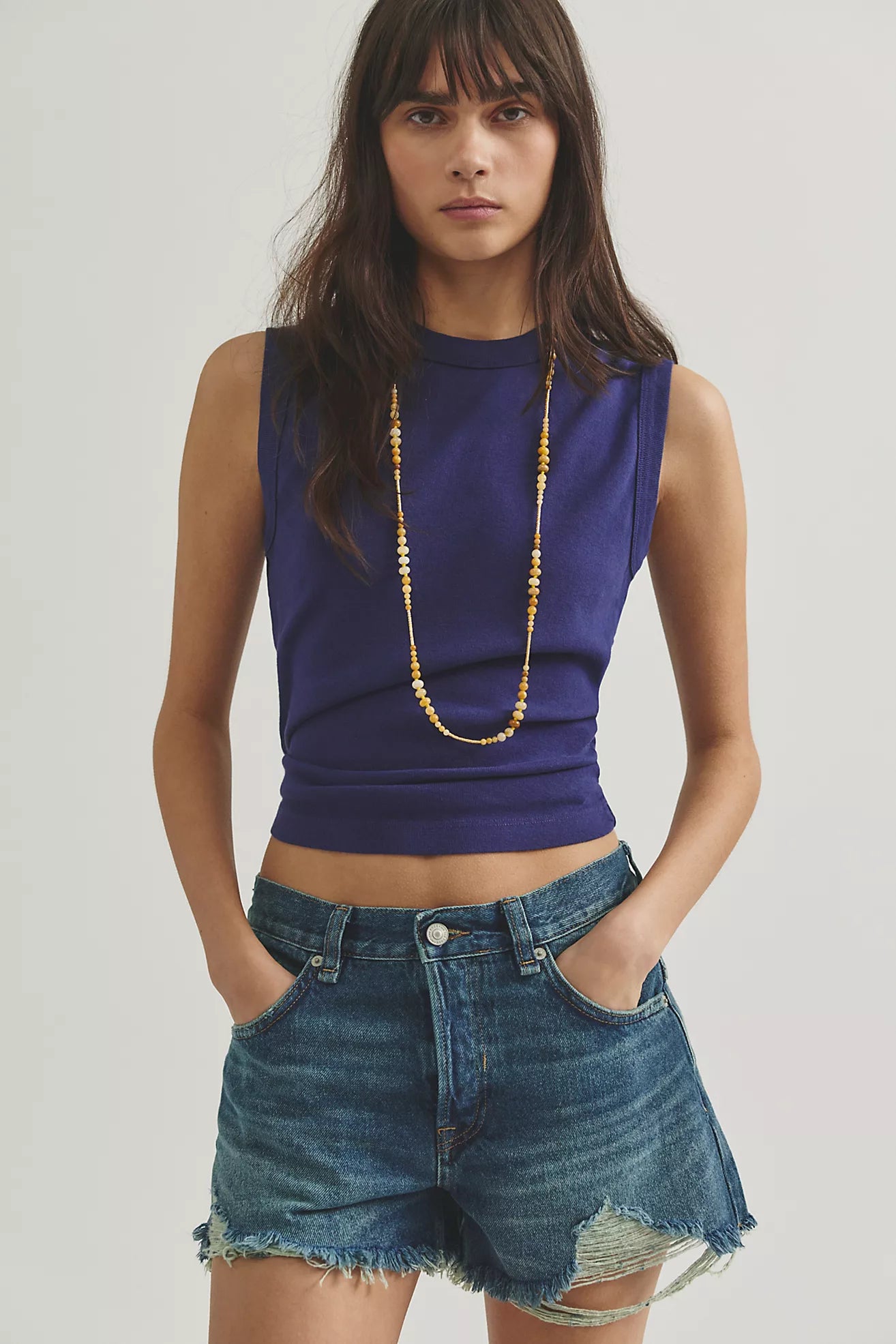 Now or Never Denim Short - Sunsational