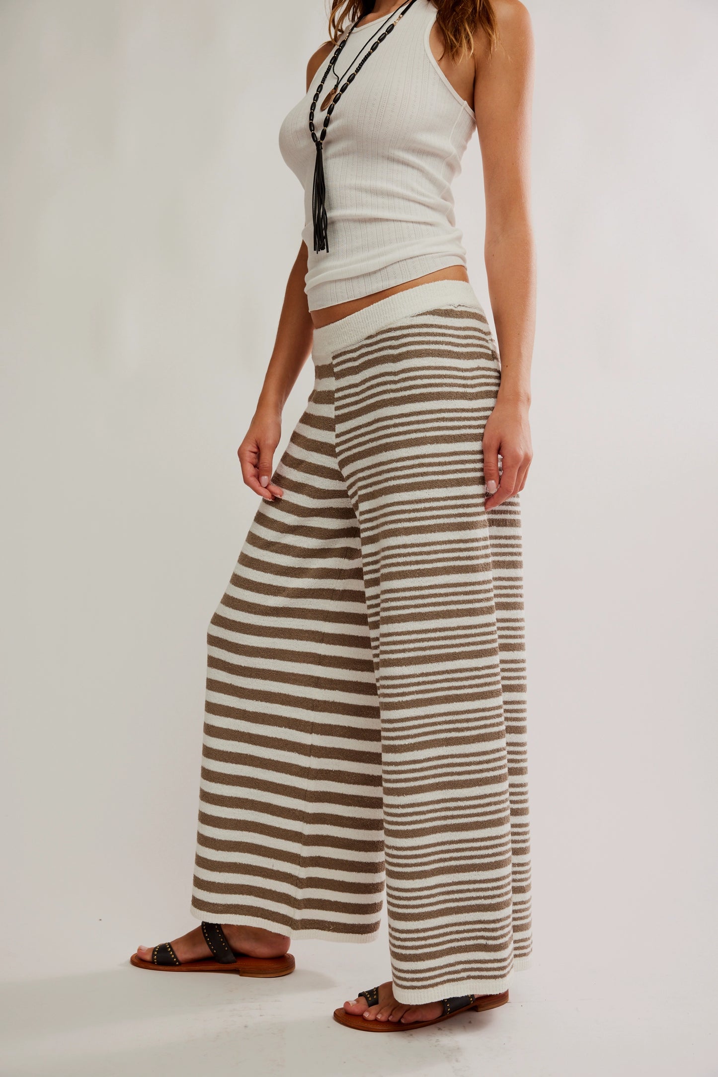 Allyson Sweater Pant - Olive Stone