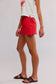 Eyes On You Skort - High Risk Red