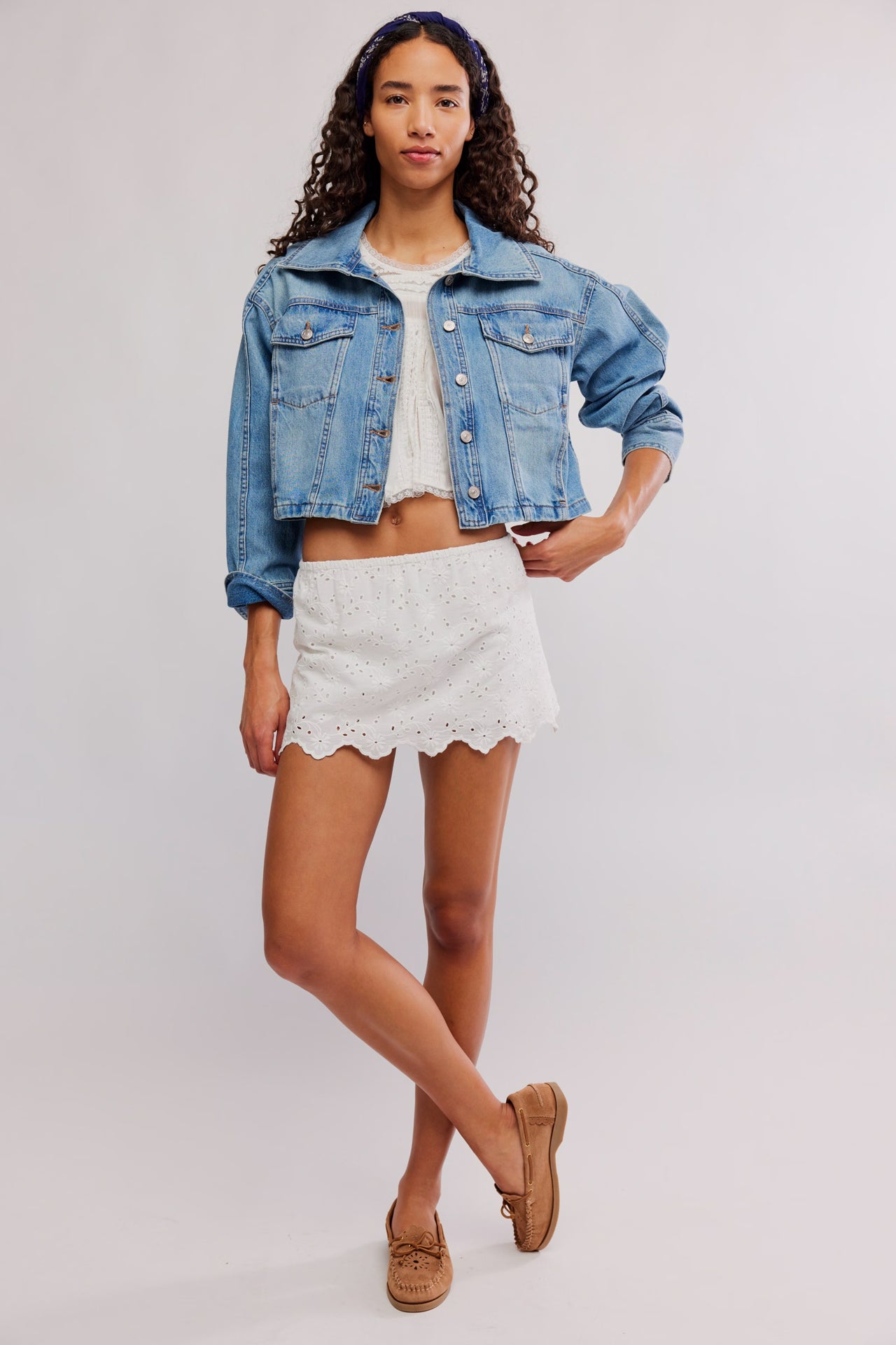 Eyes On You Skort - Ivory