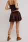 Third Charm Shine Mini Skirt