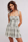 Laurel Plaid Mini - Black White Combo