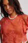 Lunar Ash Lace Top - Sunset