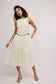 Nightingale Solid Midi Dress