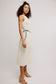 Nightingale Solid Midi Dress