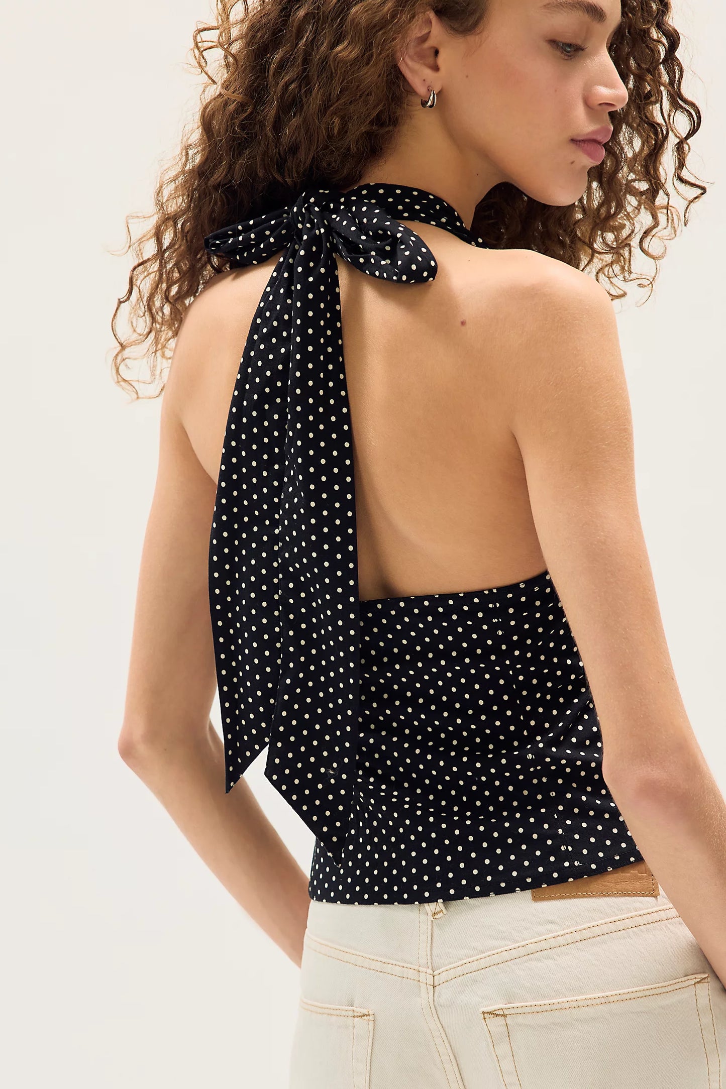 Ramona Printed Halter - Black Combo