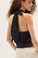 Ramona Printed Halter - Black Combo