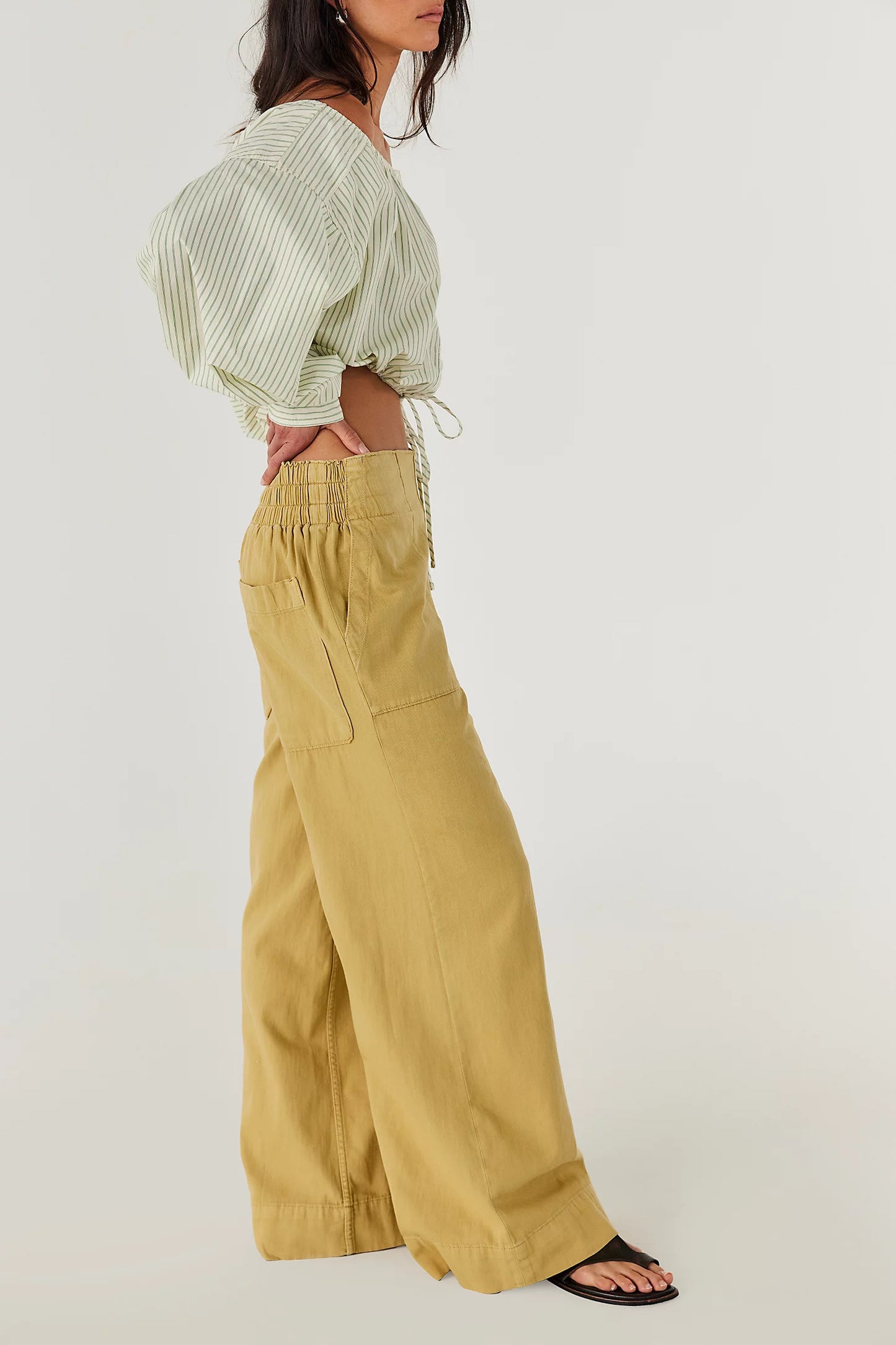 Breezy Denim Pull-On Jeans - Antelope