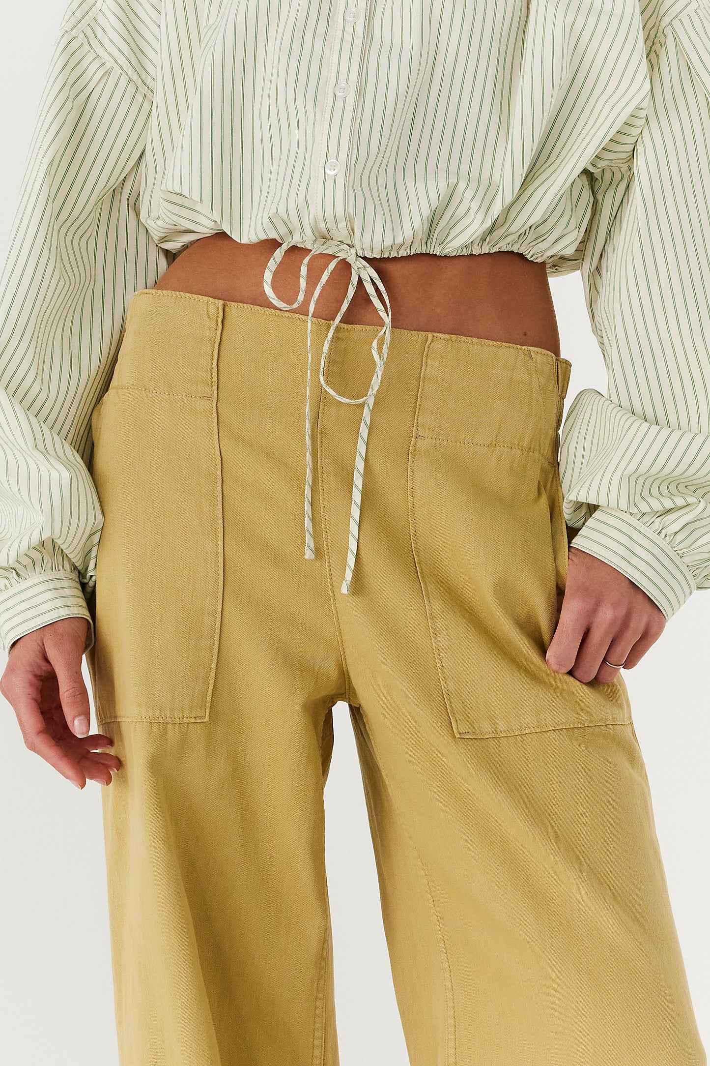 Breezy Denim Pull-On Jeans - Antelope