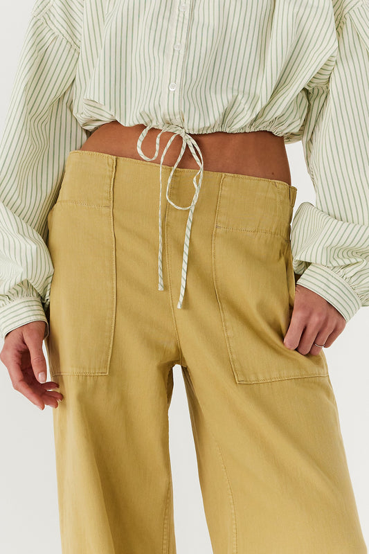 Breezy Denim Pull-On Jeans - Antelope