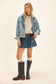 Paradise Found Denim Skort
