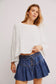 We The Free Roselle Denim Mini Skirt