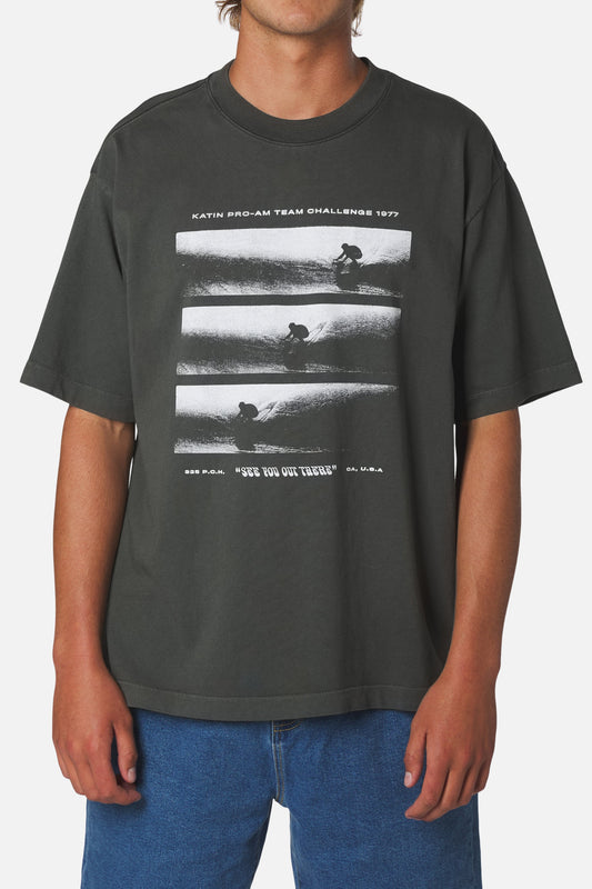 Tunnels Box Fit Tee - Black Wash