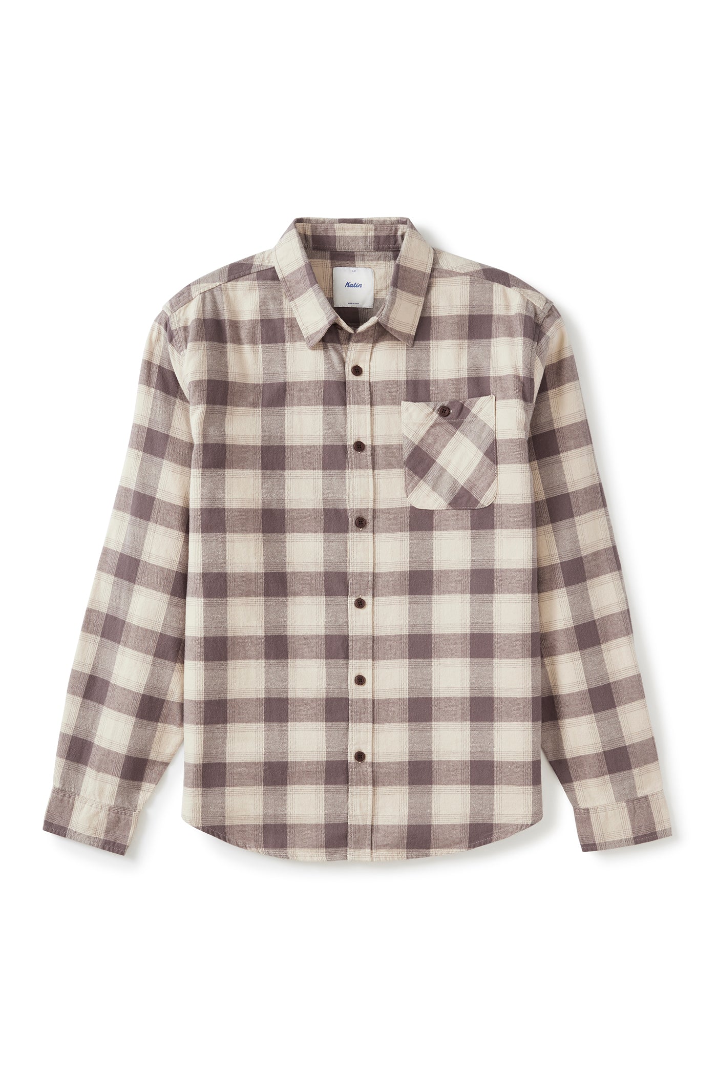 Derek Flannel - Plum