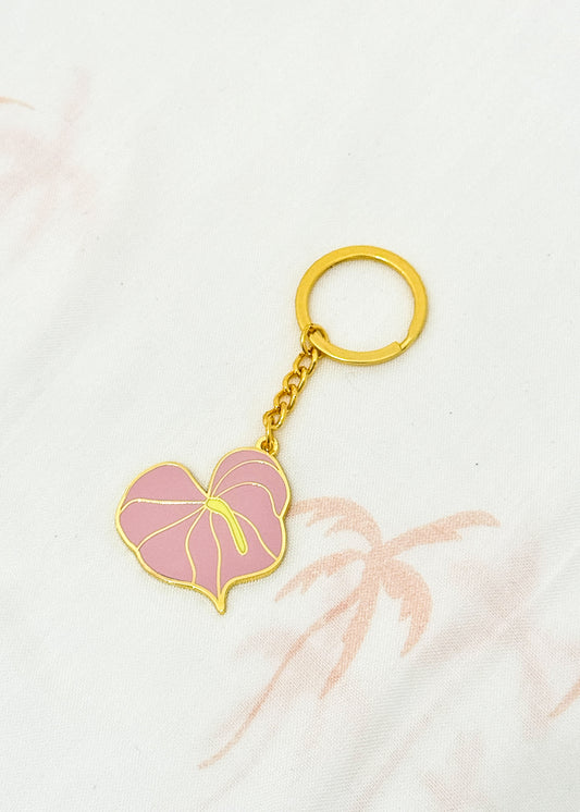 Anthurium Keychain