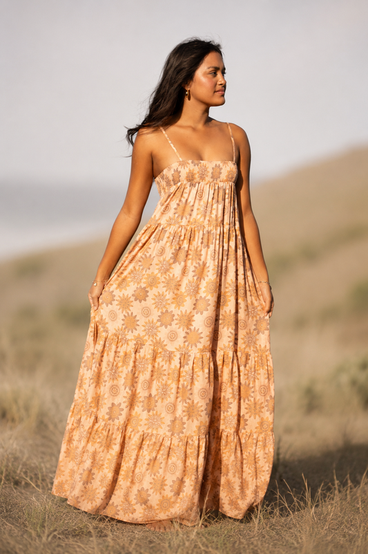 Waikiki Maxi Dress - Lilikoʻi Blooms